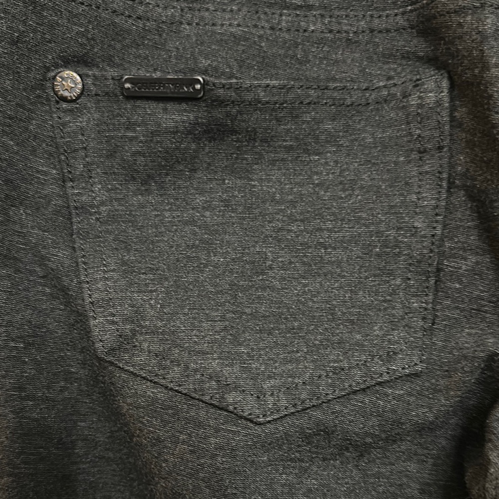 Dark Gray Pants with Modern Design